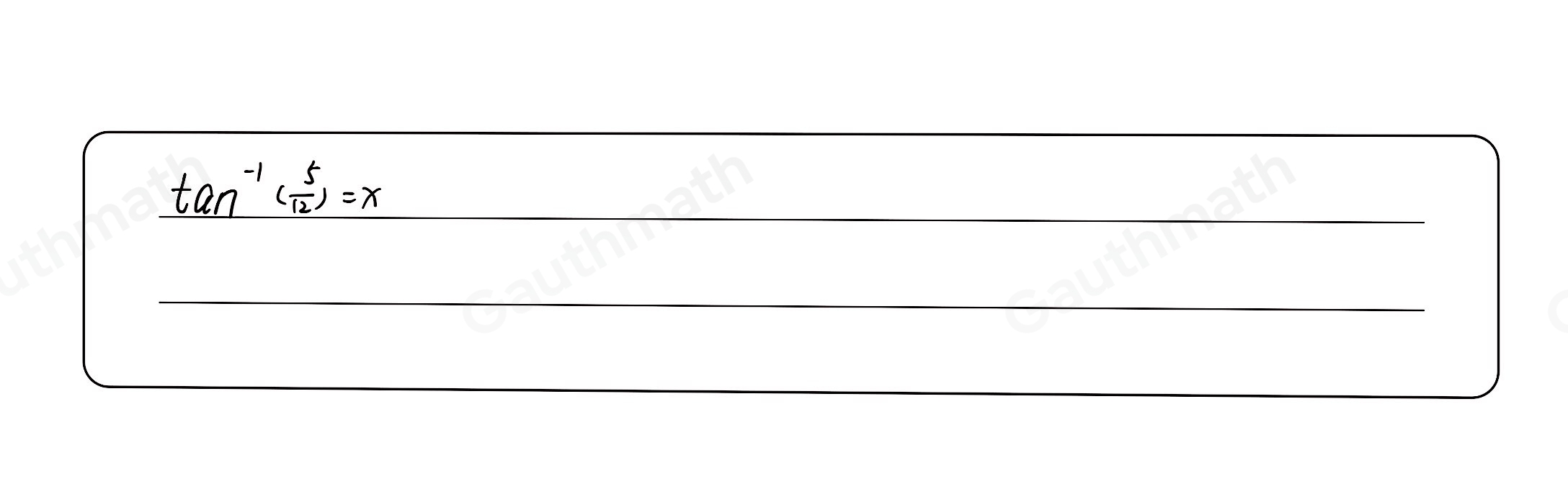 Which equation can be used to find the measure of angle BAC? tan -1 5/12 =x tan -1 12/5 =x cos -1 12/13 =x cos -1 13/12 =x